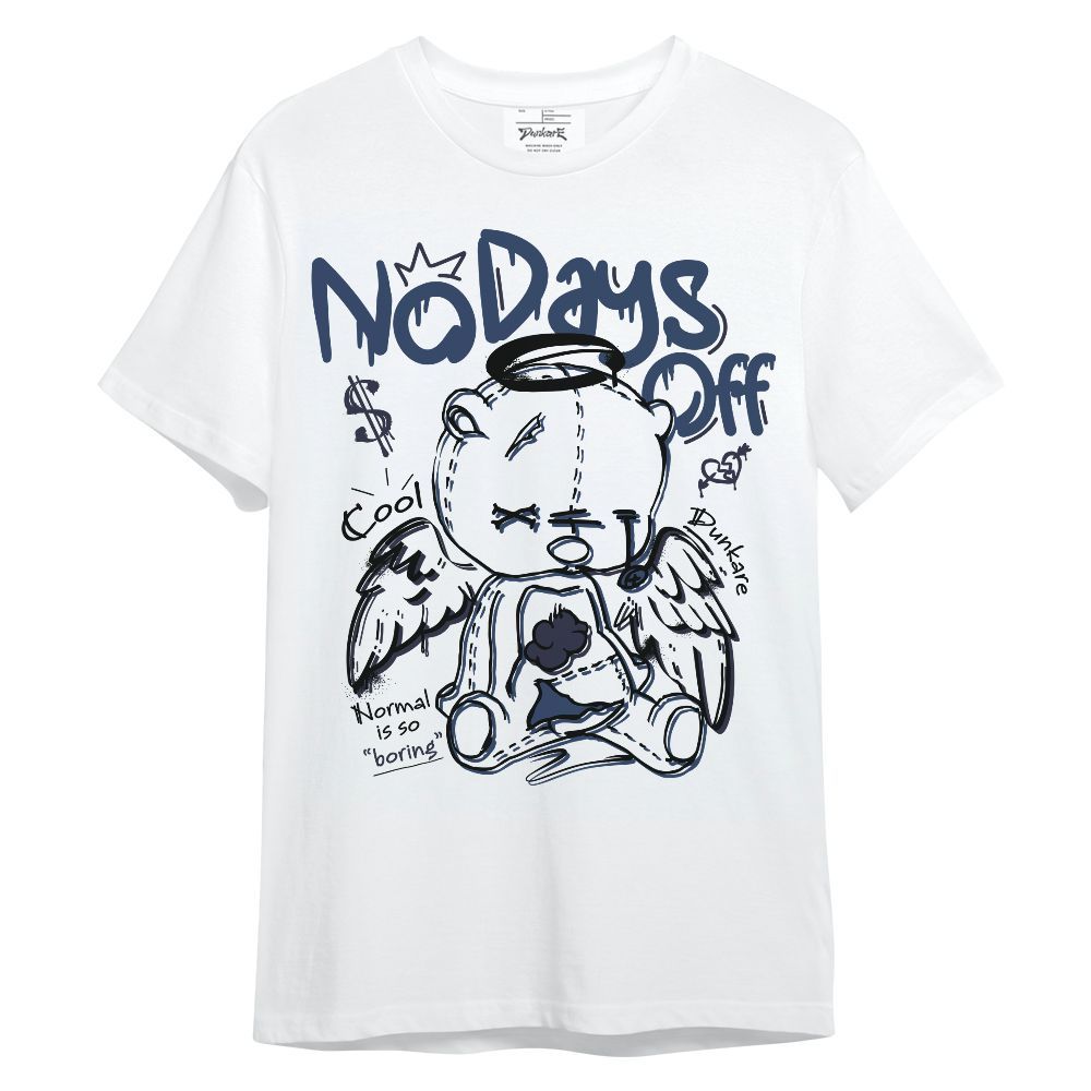Shirt To Match Low 85 Metallic Blue 1s - No Days Off Unisex Shirt