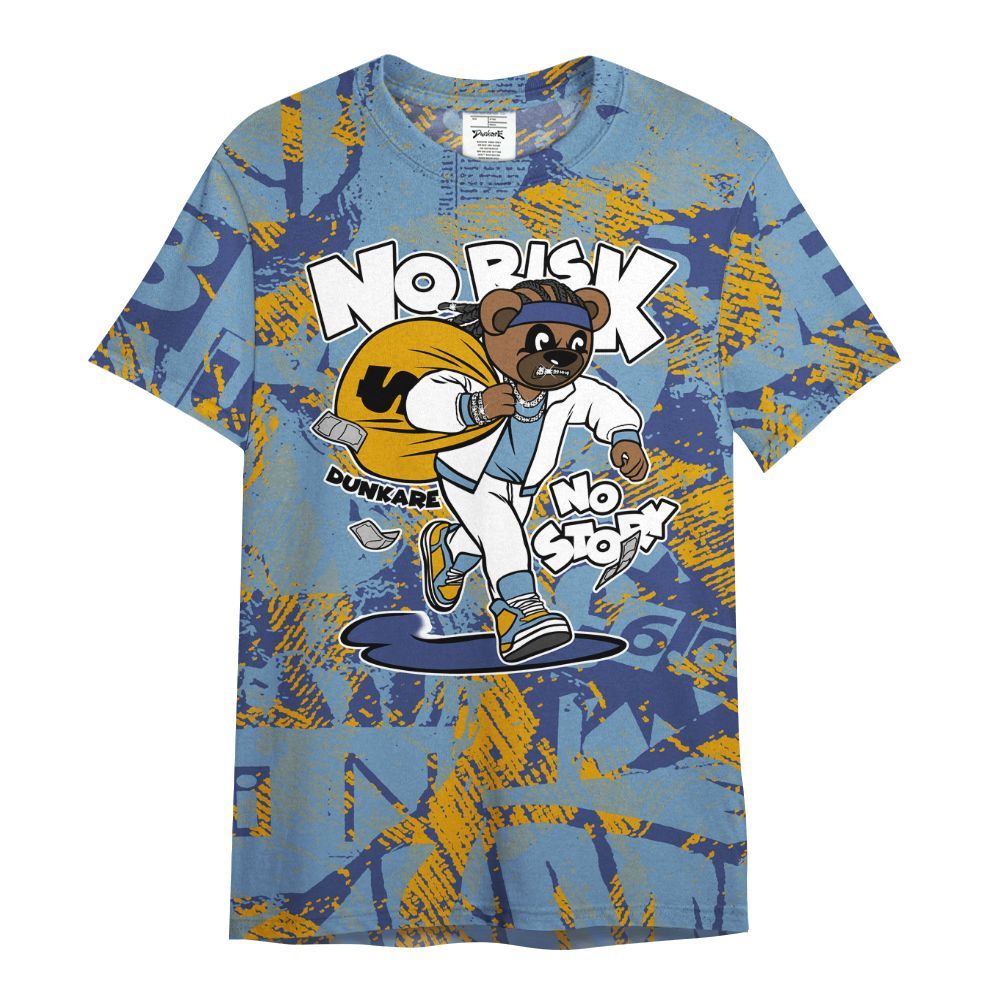 Shirt To Match High OG First In Flight 1s - Certain Bear Abstract Graffiti All Over Print