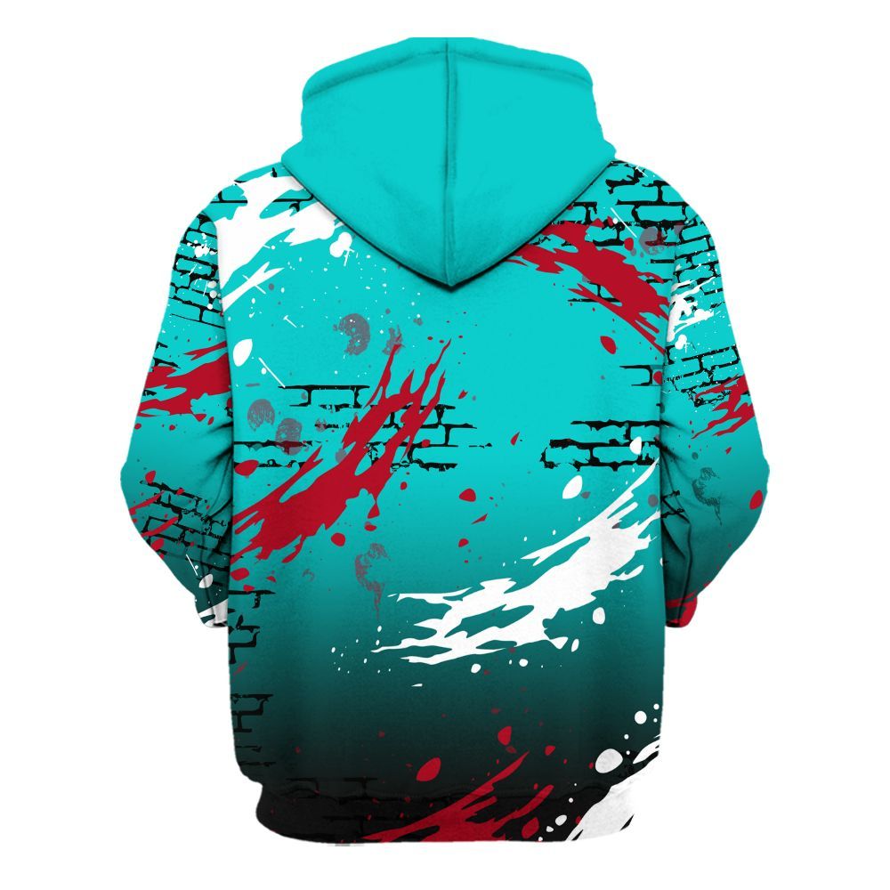 Hoodie To Match Air Griffey Max 1 Freshwater - Values Of Loyalty Drip All Over Print