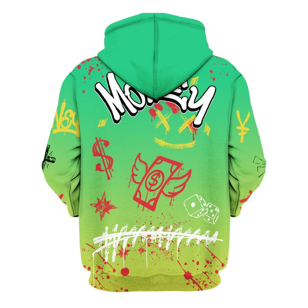 Hoodie To Match Ja 3 Jurassic Park Explorer - Everybody Paid In Full Crayon All Over Print