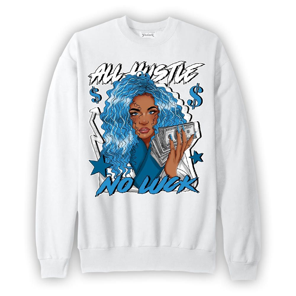Sweatshirt To match Powder Blue 9s Sweatshirt - All Hustles Unique Graphic