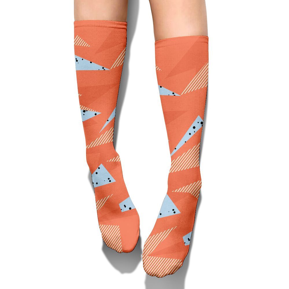 Sock To Match DJ Khaled Crimson Bliss 5s - Geometric Abstract Graphic