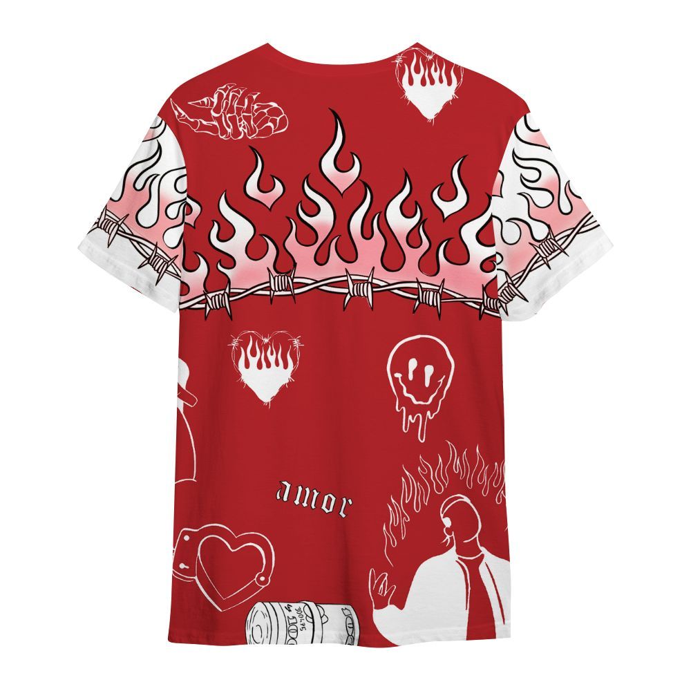 Shirt To Match Retro Cherry 12s - Snake Trust No One All Over Print