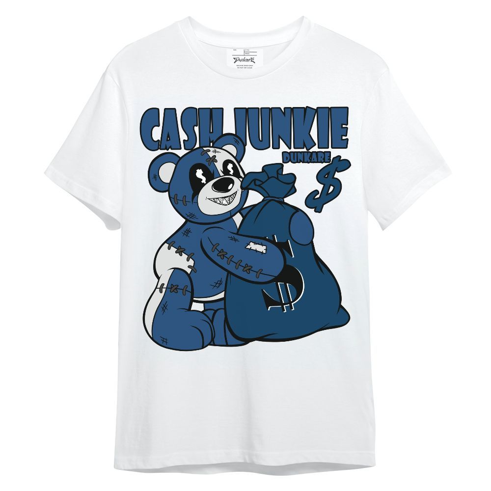 Shirt To Match High OG Midnight Navy 1s - Cashs Junkie Bear Unisex Shirt