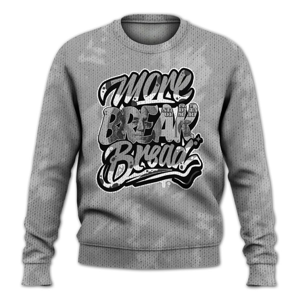 Knitted Sweater To Match Black Wolf Grey 12s - More Break Shirt Unisex Oufit