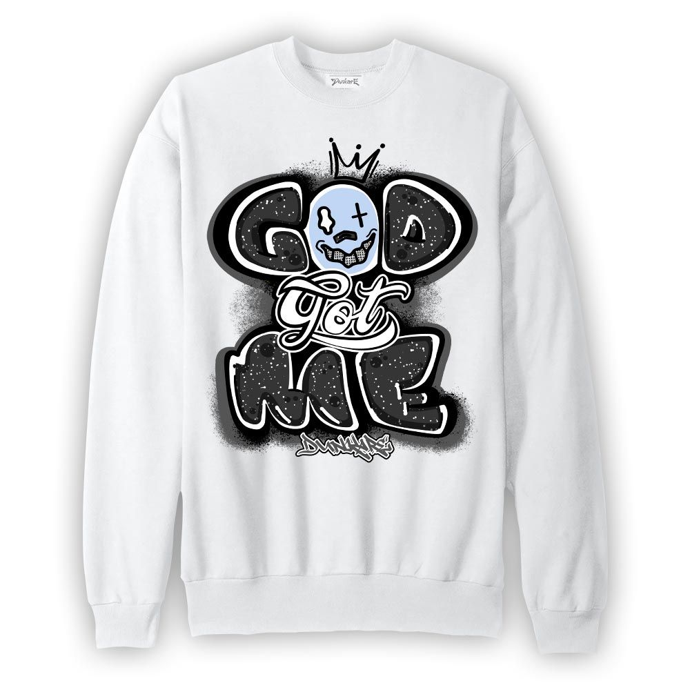 Sweatshirt To match Reverse Black White 6s Sweatshirt - God Got 2 Graffiti Graphic