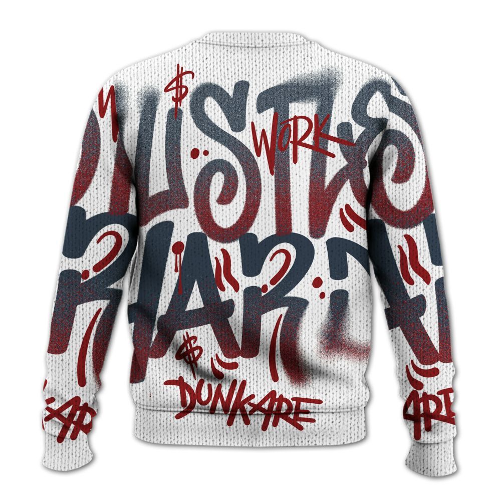 Knitted Sweater To Match Retro Olympic 6s - Angel Hustle Hard