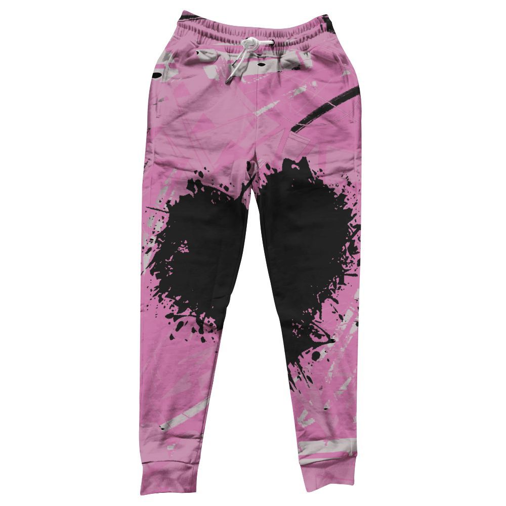 Sweatpant To Match Neutral Grey Black White Orchid 4s - Nonobjective All Over Print