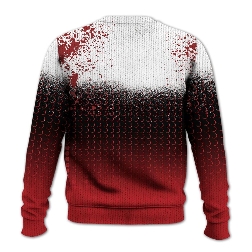 Knitted Sweater To Match Retro Cherry 12s - Halftone Time Is Money