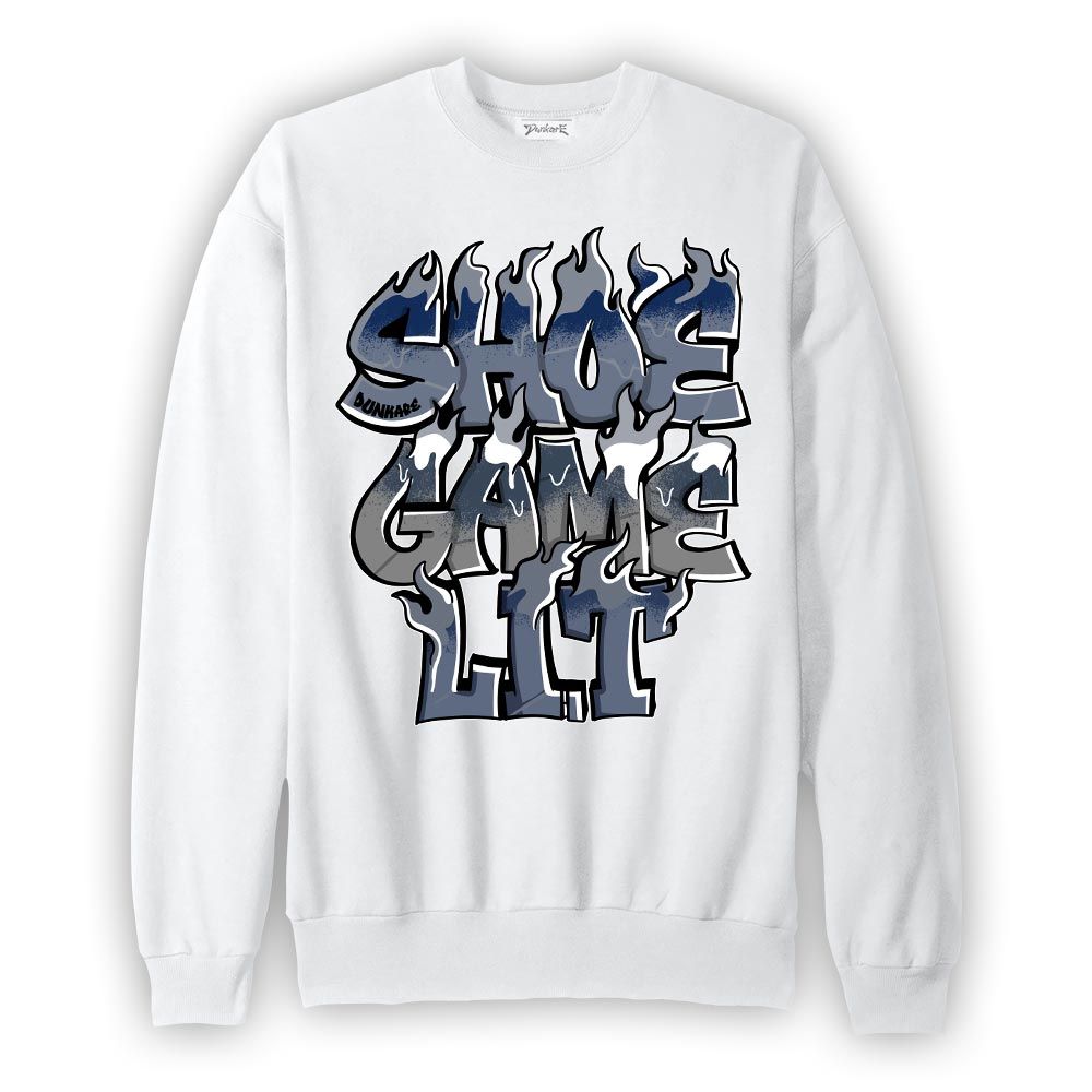 Sweatshirt To match Low Diffused Blue 11s Sweatshirt - Shoe Game Lit Graphic Graphic