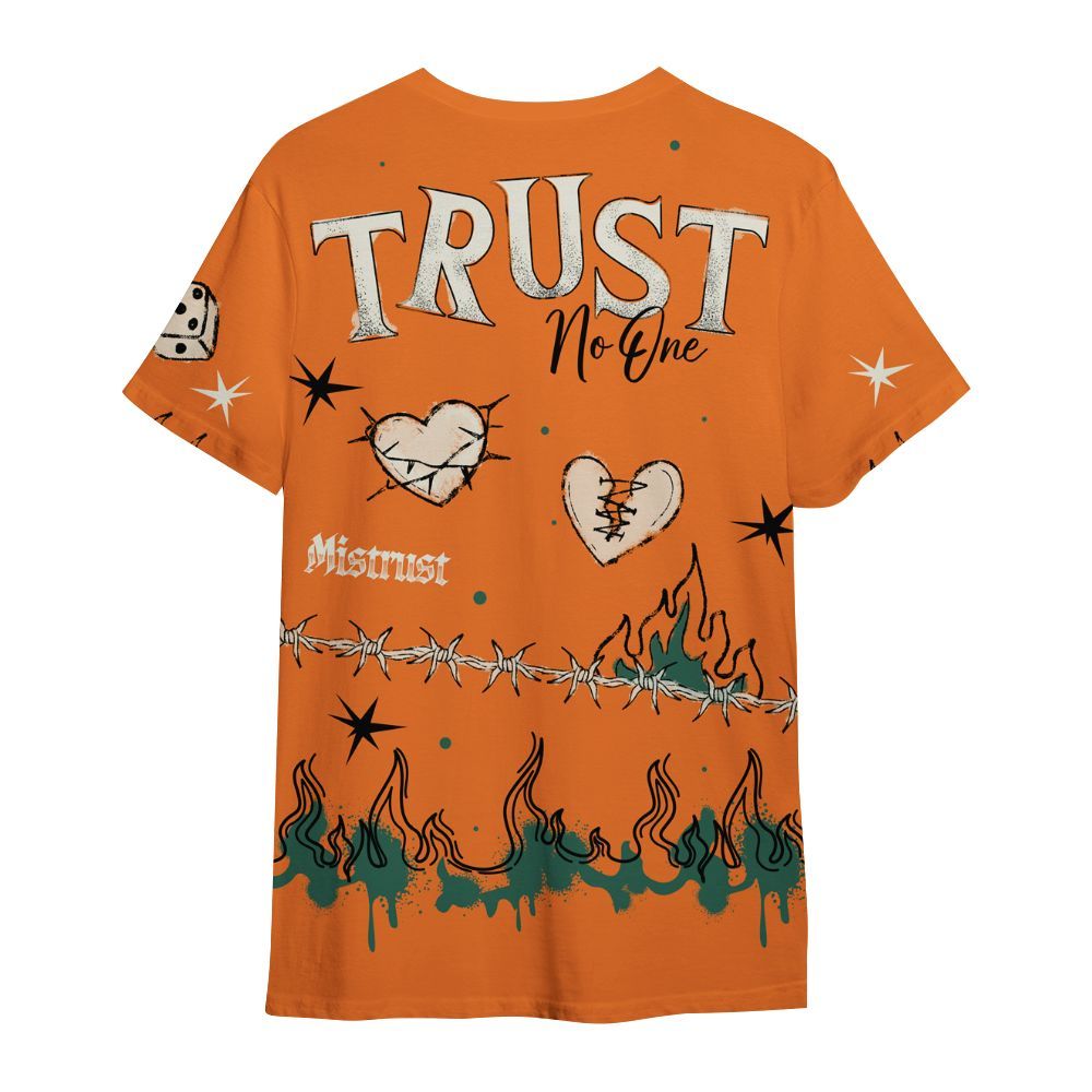 Shirt To Match Dunk Low Ceramic - Trust No One Snake-Bite Doodle Crayon All Over Print