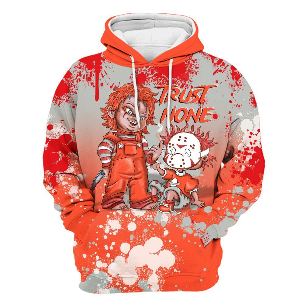 Hoodie To Match Air Max 1 86 Cosmic Clay - Trust No One Scary All Over Print