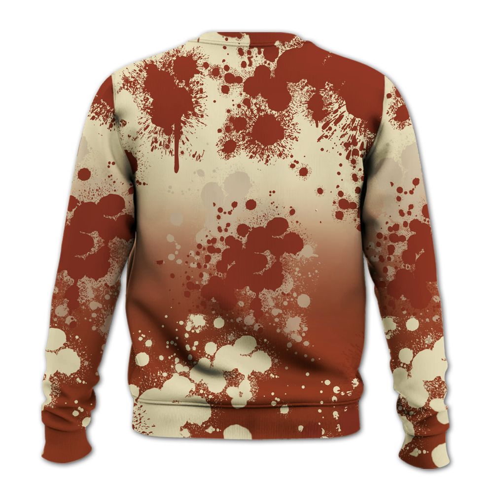 Sweatshirt To Match Retro Eastside Golf 12s - Trust No One Scary All Over Print