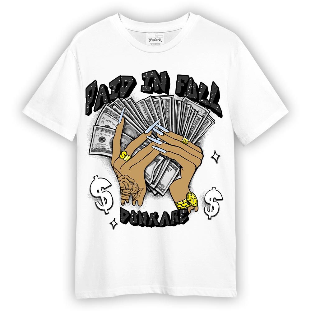 Shirt To Match Reverse Black White 6s - Paid In Full 2 Unique Shirt Unisex