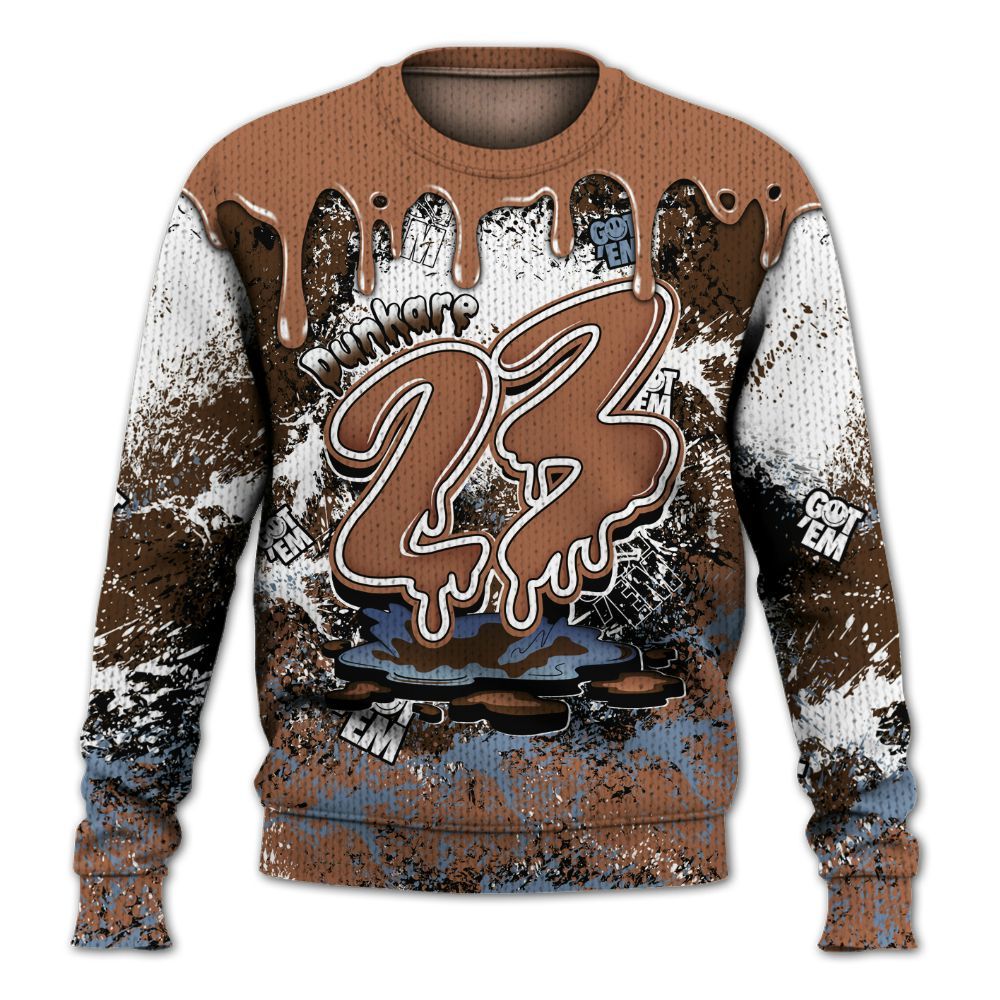 Knitted Sweater To Match Air Foamposite Metallic Copper - Dripping 23 Drip