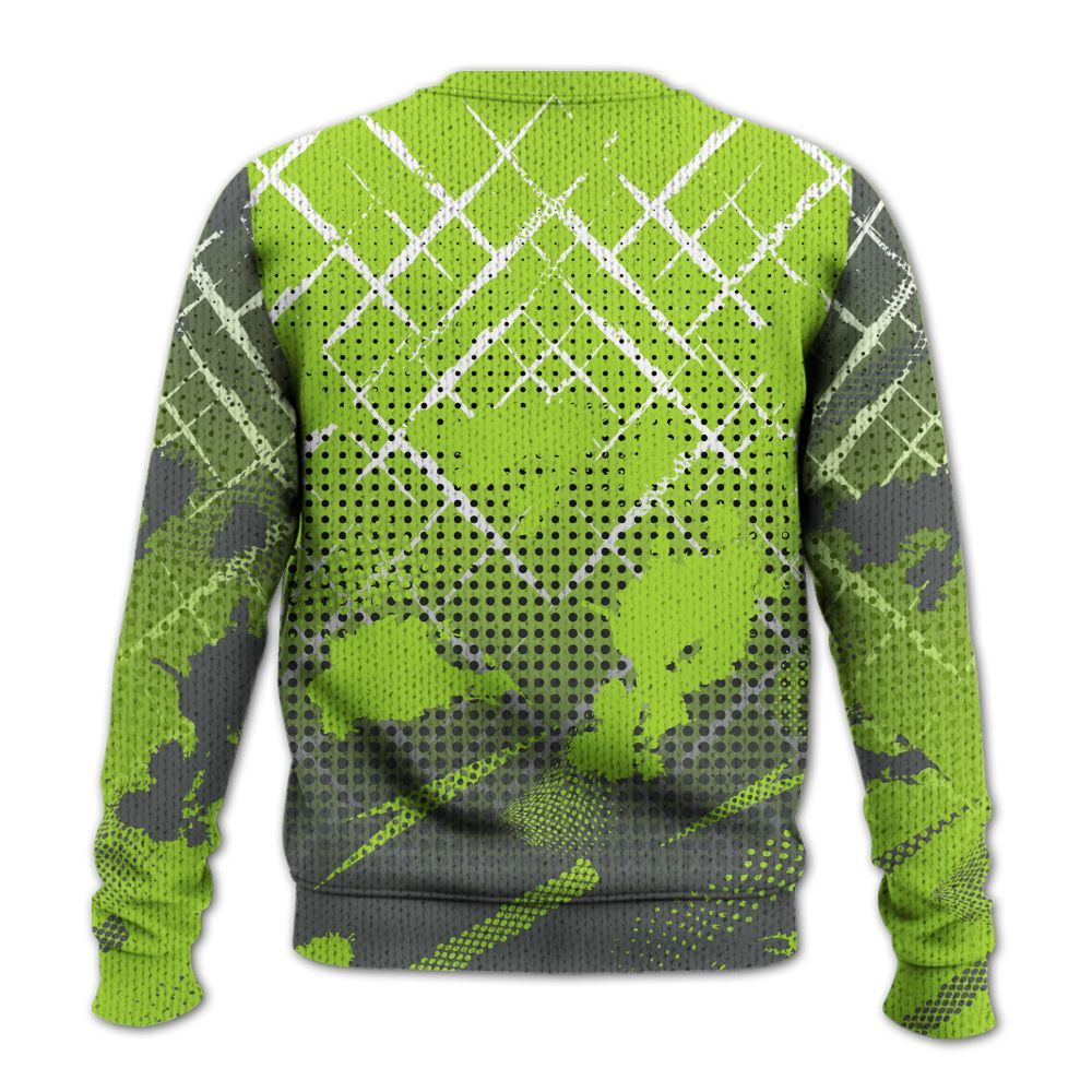 Knitted Sweater To Match Air Max 95 Neon - Halftone Stand Business Dripping