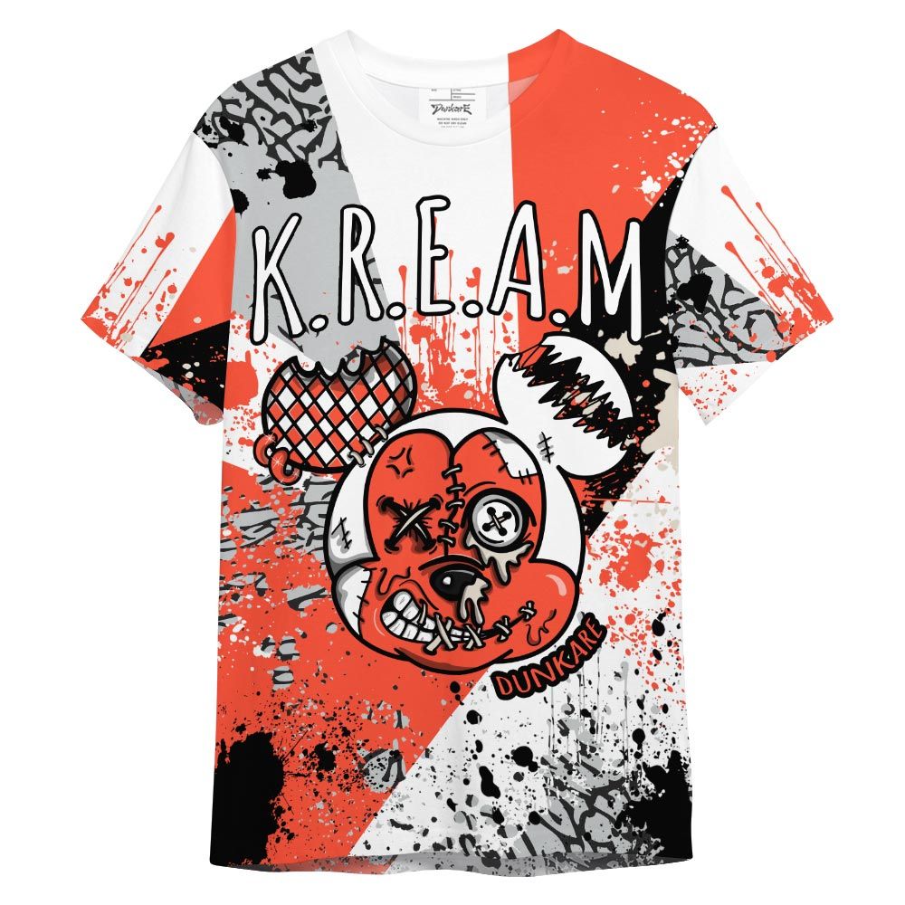 Shirt To Match Shirt Streetwear Kream Drip, 3 Cosmic Clay T-- To Match Sneaker Georgia Peach 3s Graphic Tee NCT