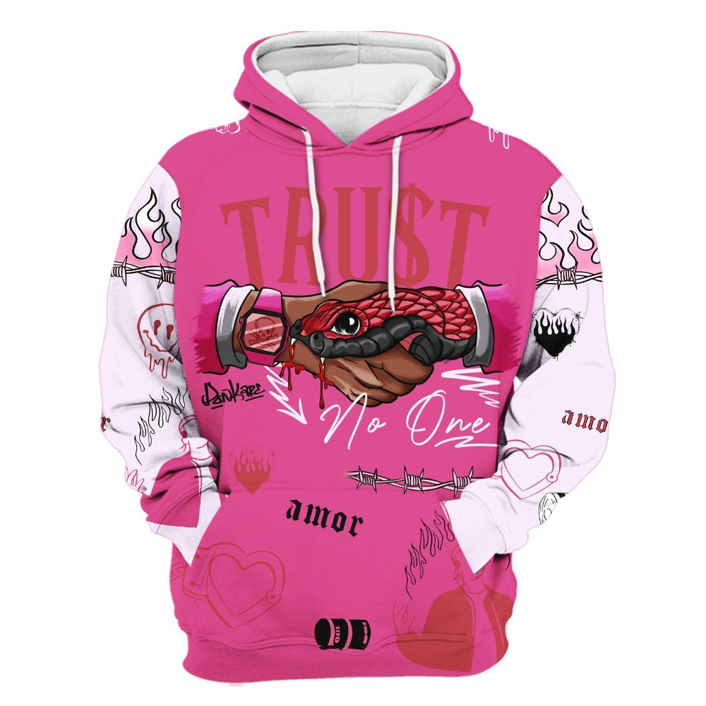 Hoodie To Match KD 4 Aunt Pearl - Snake Trust No One All Over Print