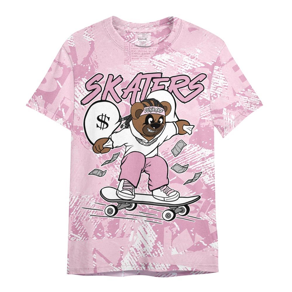 Shirt To Match Orchid 4s - Skaters Bear Abstract Graffiti Shirt Unisex