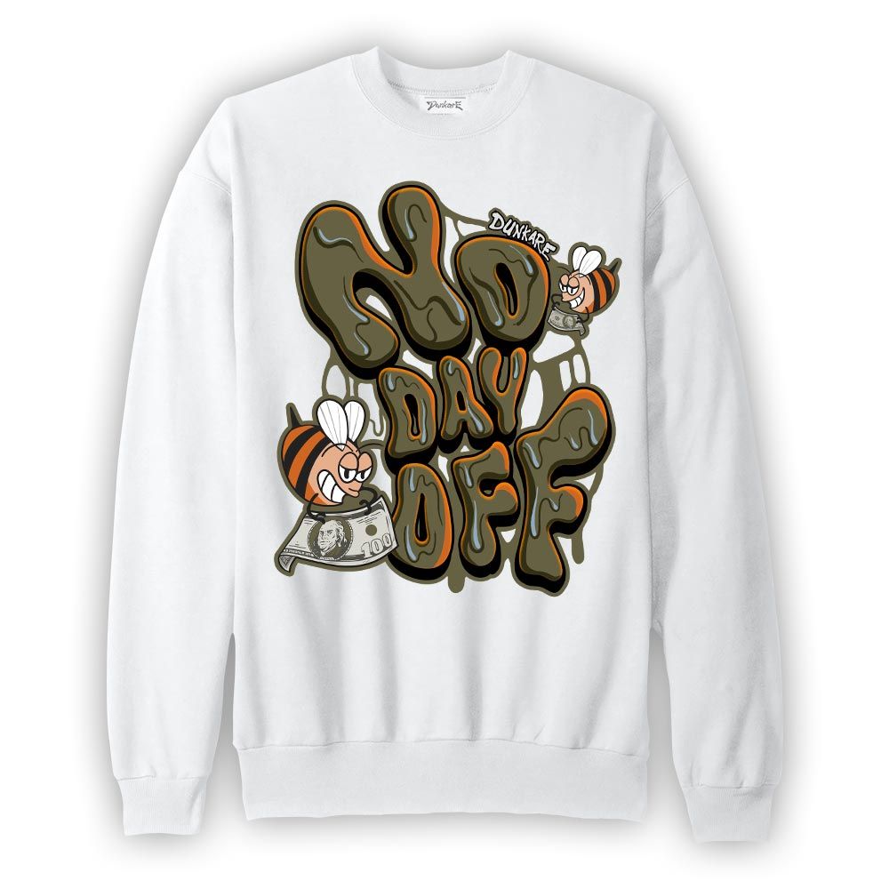 Sweatshirt To match Sweatshirt No Day Off, Olive 5s Sweatshirt To Match Sneaker 2704 PAT