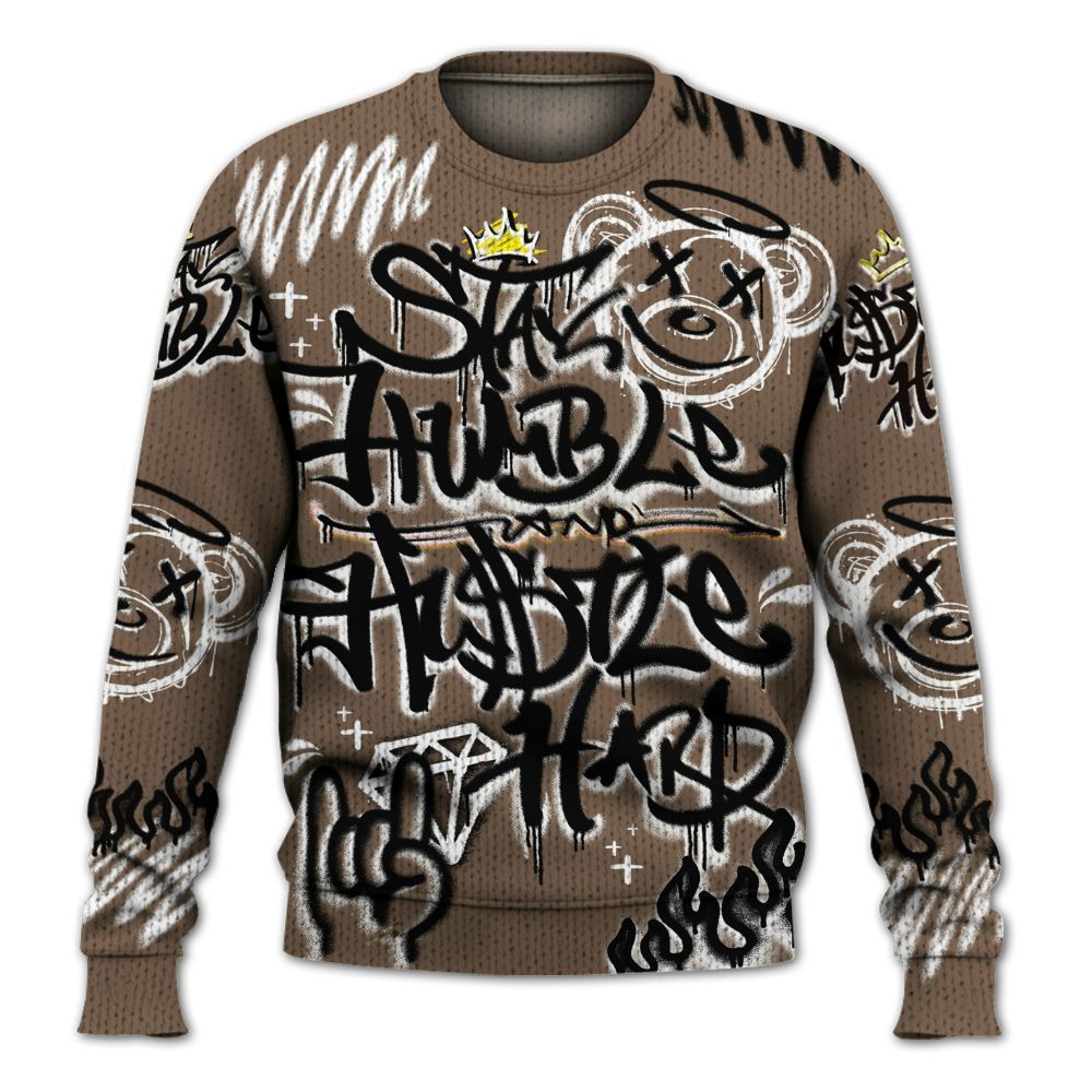 Knitted Sweater To Match Dark Mocha Jack - Humble Drip Streetwear Graffity