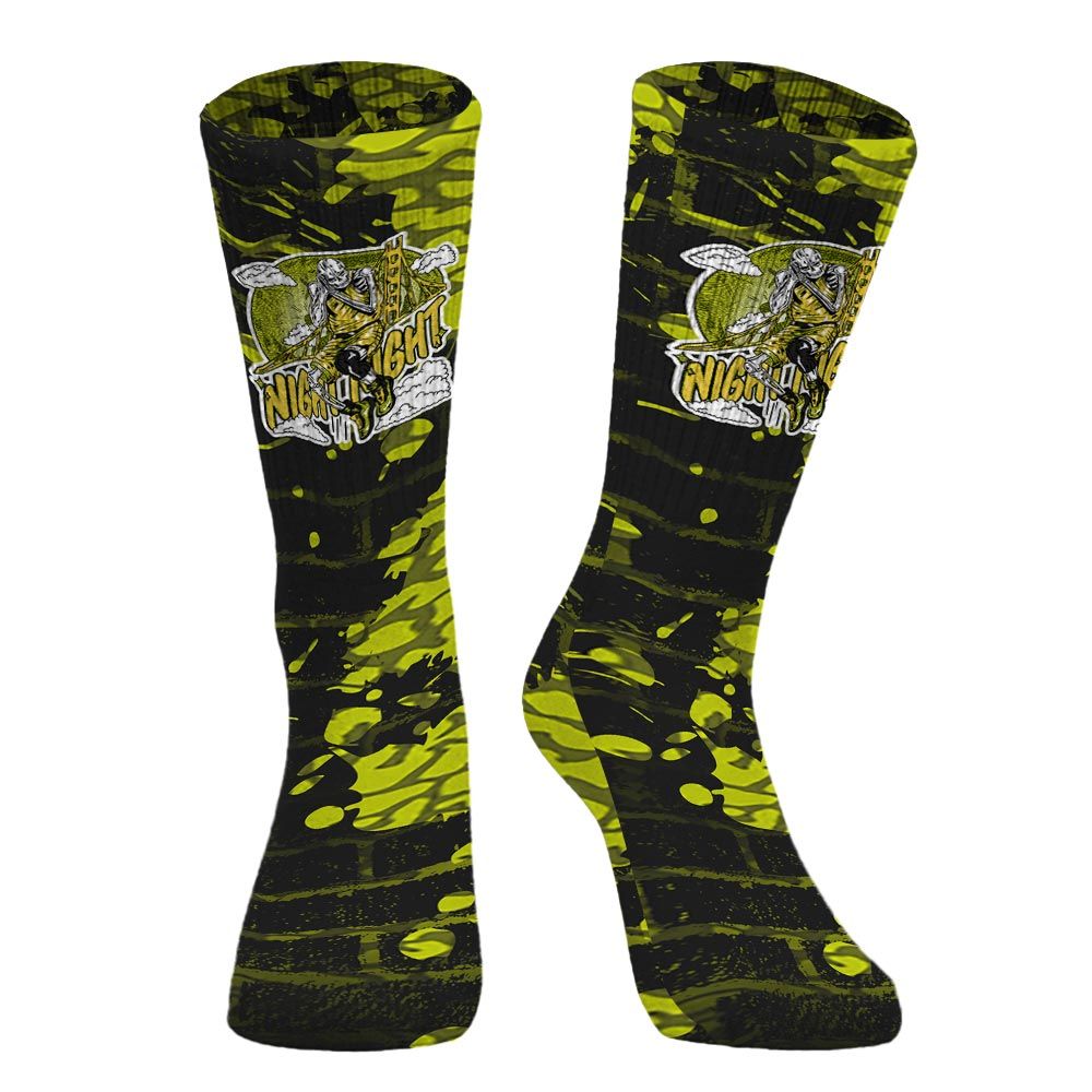 Sock To Match Dunk Low QS Halloween Skull - Seeya Skeleton Brick