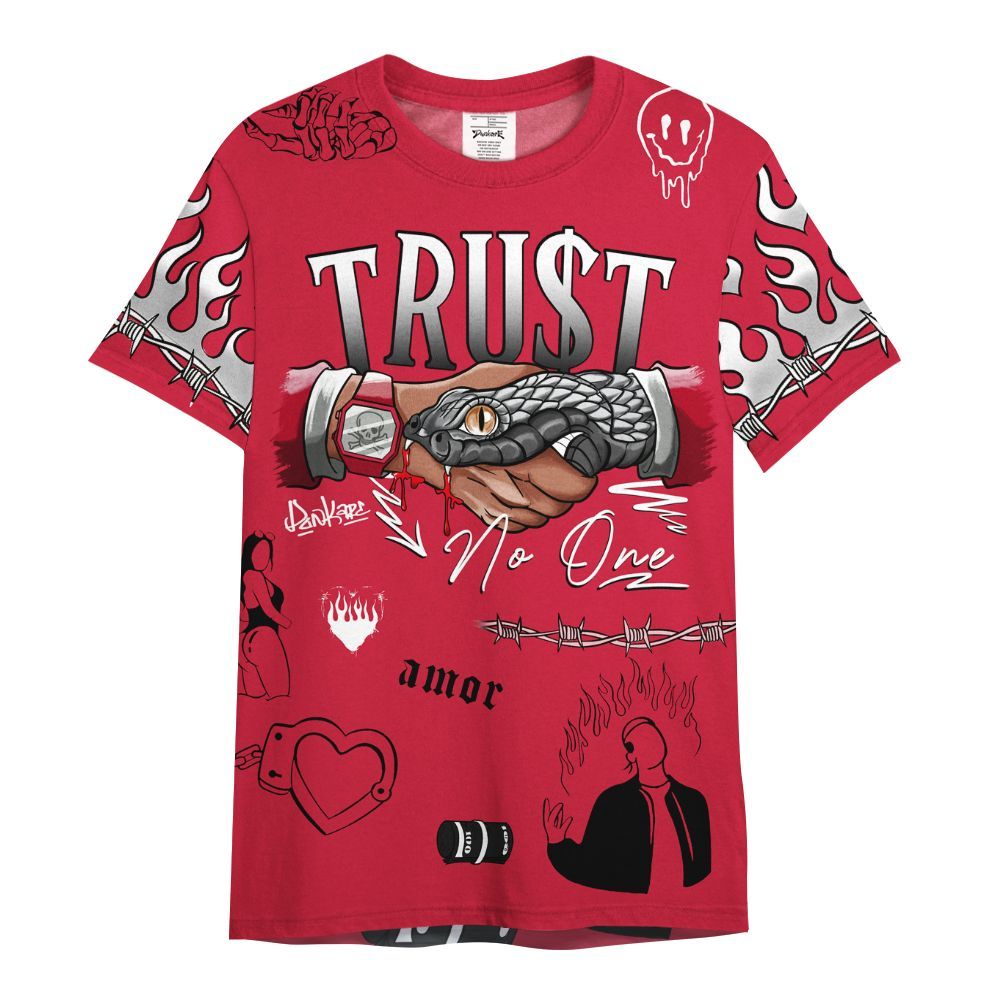 Shirt To Match Retro Infrared Salesman 6s - Snake Trust No One All Over Print