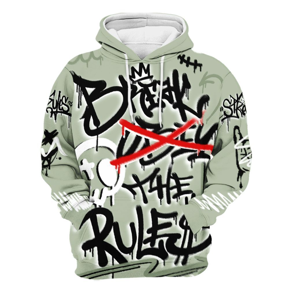 Hoodie To Match Seafoam Sail 4s - Break Rules Streetwear All Over Print