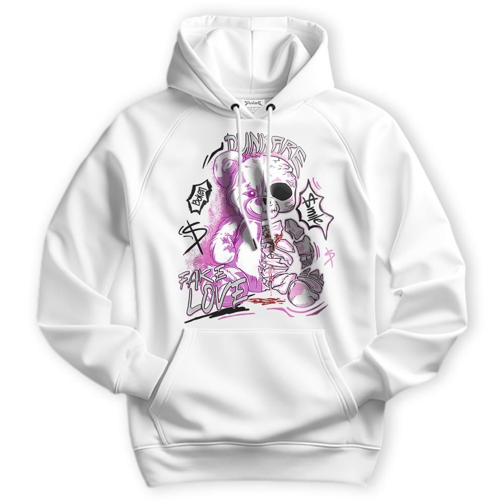 Sweatshirt To Match Hyper Violet 4s Hoodie - Fake Love Bear Hoodie Unisex 0603 NCMD