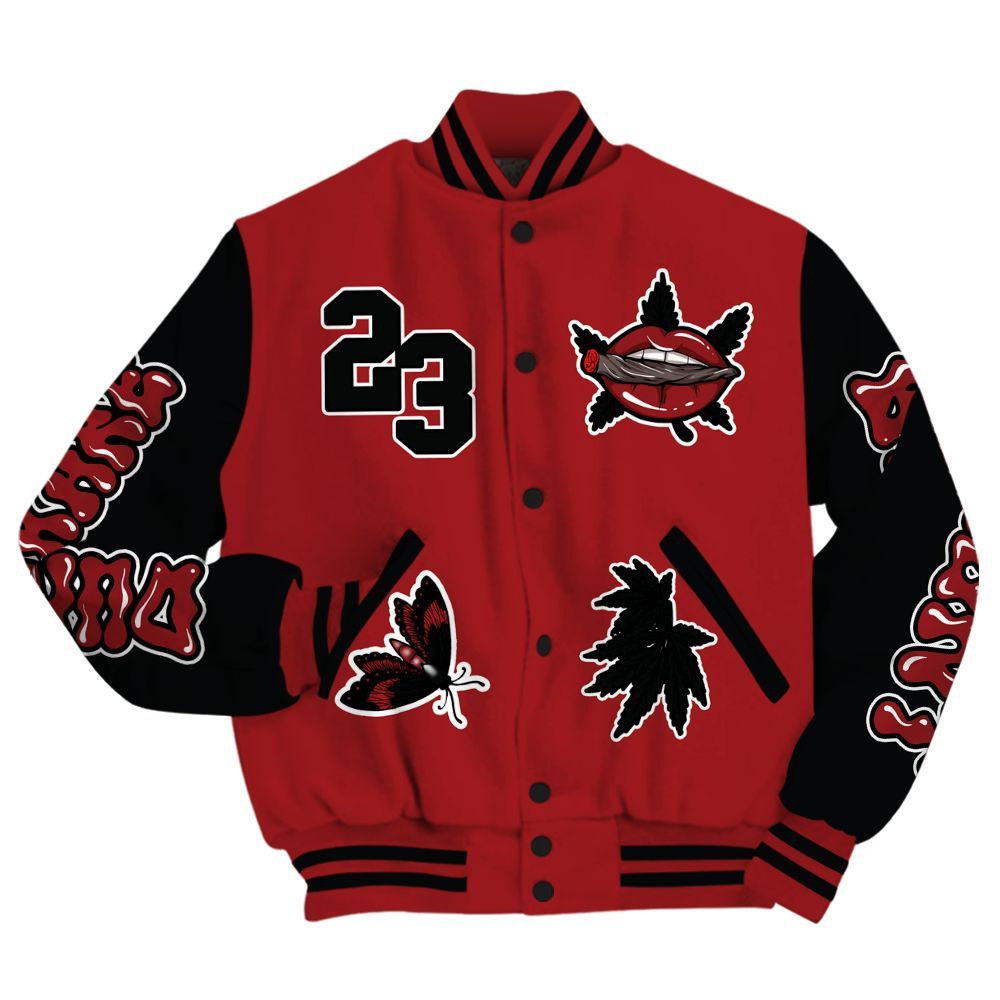 Varsity Jacket To Match Alternate Flu Game 12s - Bluntz Unique All Over Print