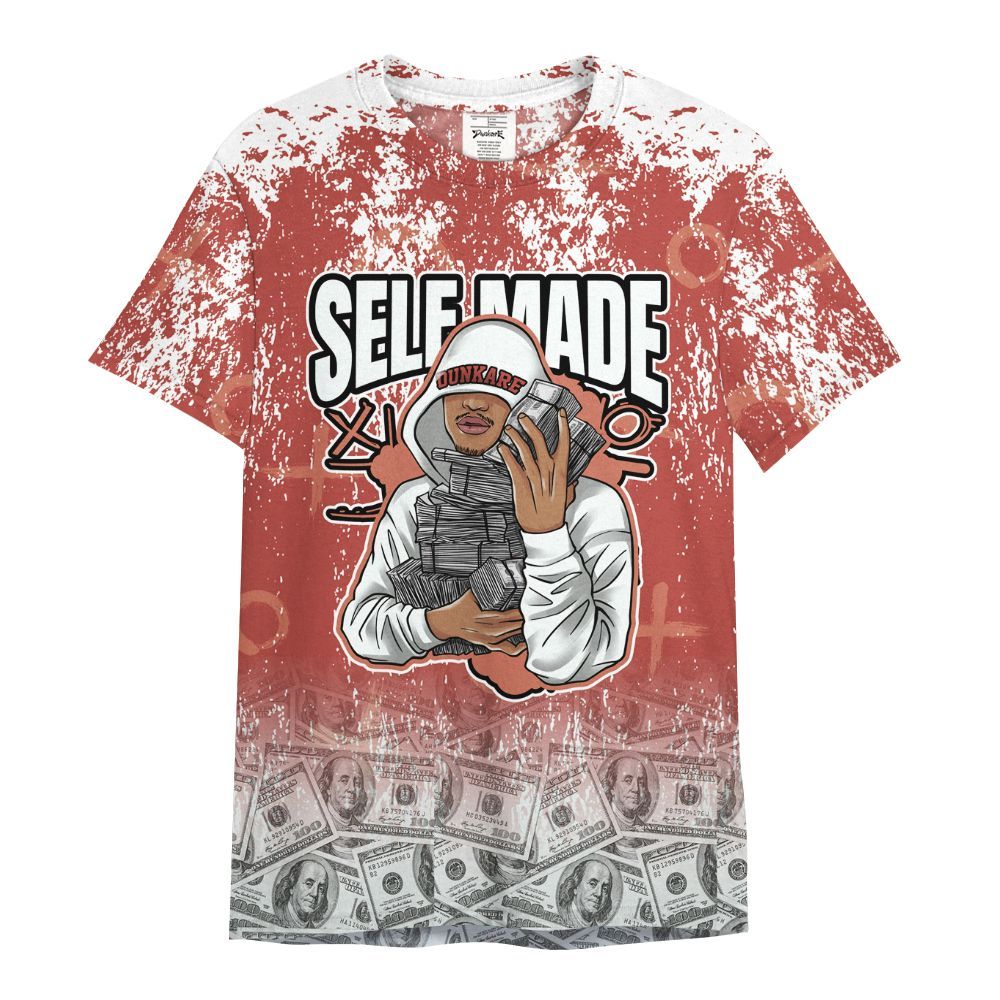 Shirt To Match Dune Red 13s - Selfmade Unique Grunge All Over Print