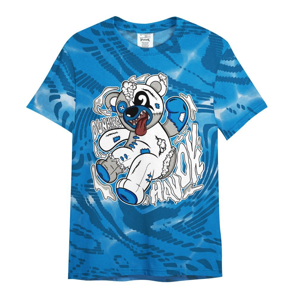 Shirt To Match Military Blue 4s - Havok Bear All Over Print