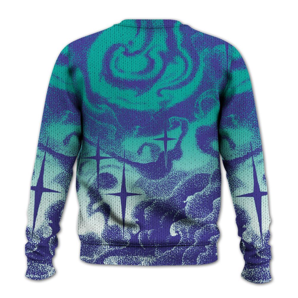 Sweater To Match Retro Grape 5s - Angel Hustle Money Graphic