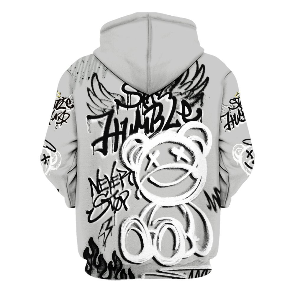 Hoodie To Match Retro White Oreo 4s - Humble Drip Streetwear Graffity All Over Print