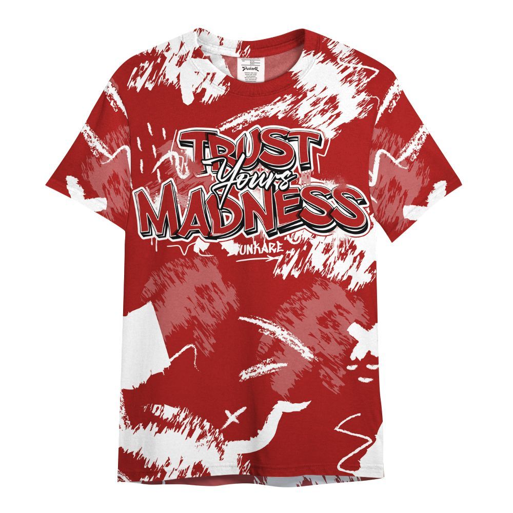 Shirt To Match Red Taxi 12s - Trust Your Madness Retro Red Taxi 12s Outfit All Over Print