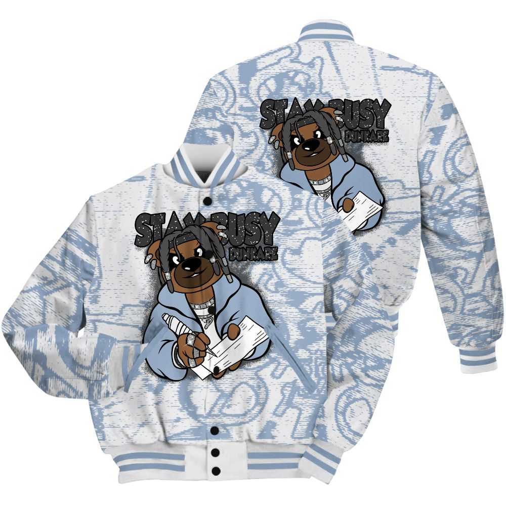 Varsity Jacket To Match Reverse Black White 6s Shirt - Maintain Activity Bear Avant-Garde All Over Print