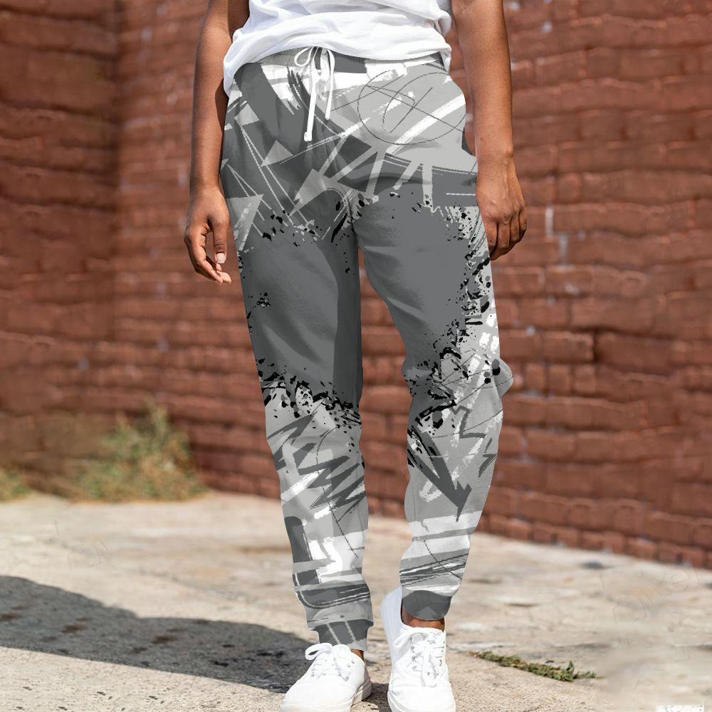 Sweatpant To Match Retro Wet Cement 4s - Nonobjective All Over Print