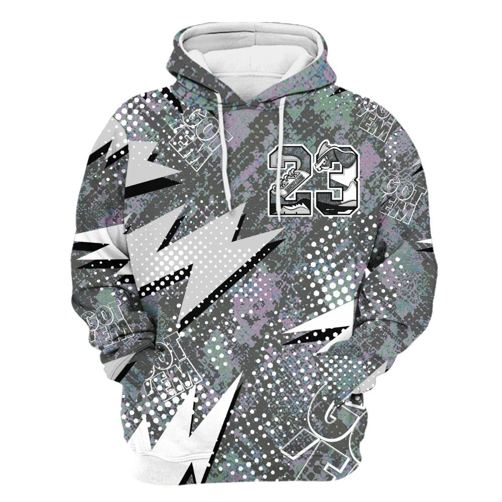 Hoodie To Match Low CNY Year Of The Snake 11s - Custom Name Number 23 5s All Over Print