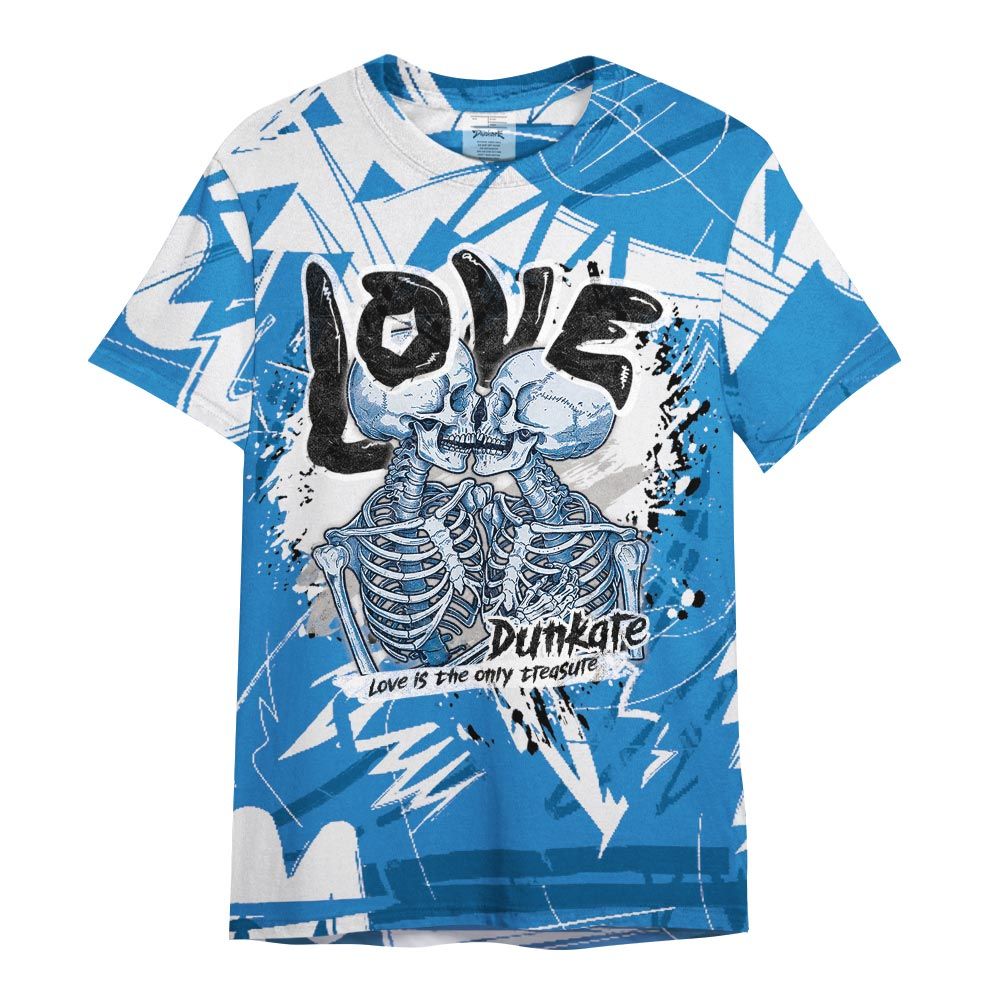 Shirt To Match Industrial Blue 4s - Skull Love Bear Nonobjective Shirt Unisex