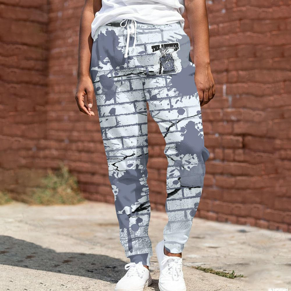 Sweatpant To Match Air Foamposite Jin Kazama - Allen Answer Skeleton Brick All Over Print