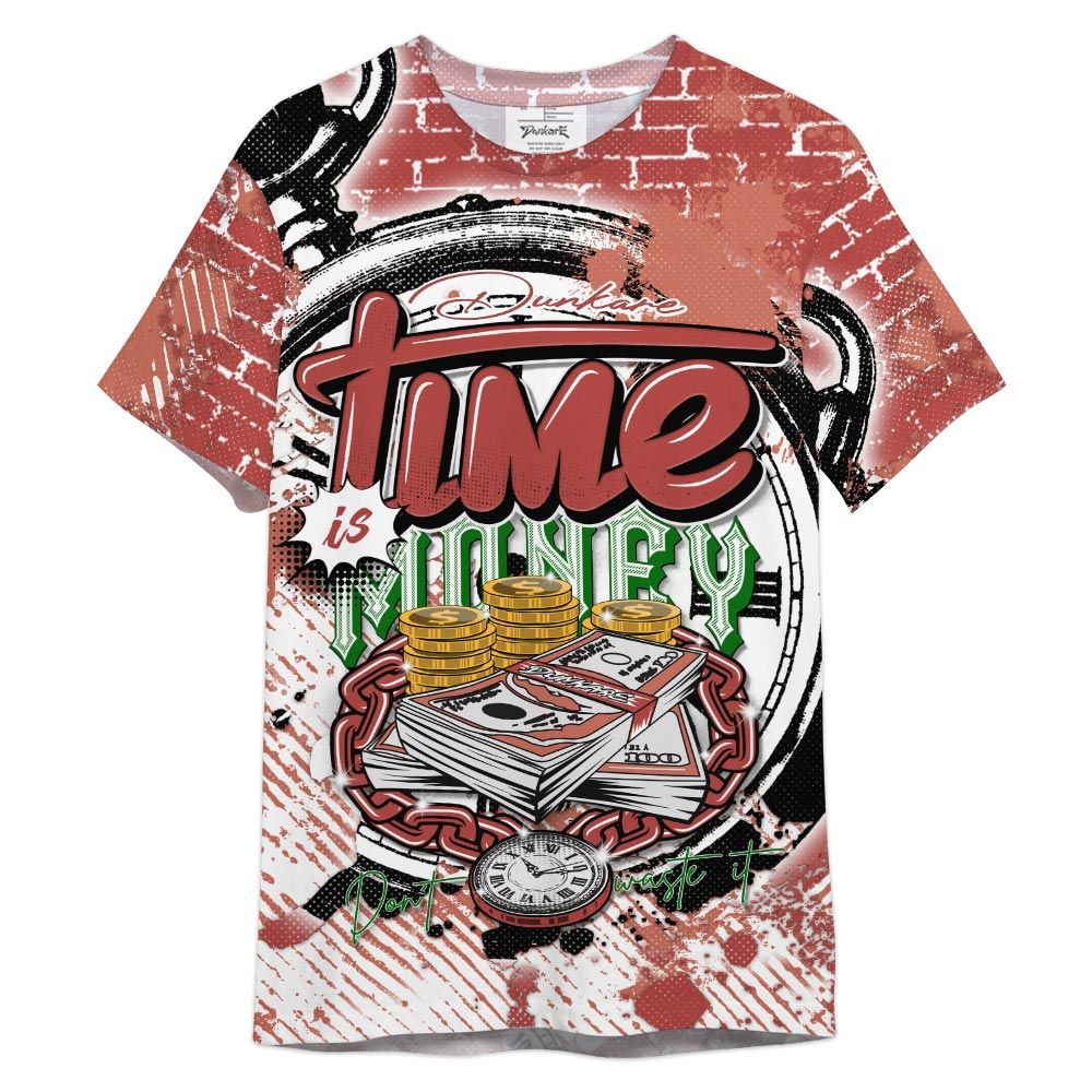 Dunkare Shirt Time Is Money, Dune Red 13s T-Shirt, To Match Sneaker Dune Red 13s Graphic Tee HDT