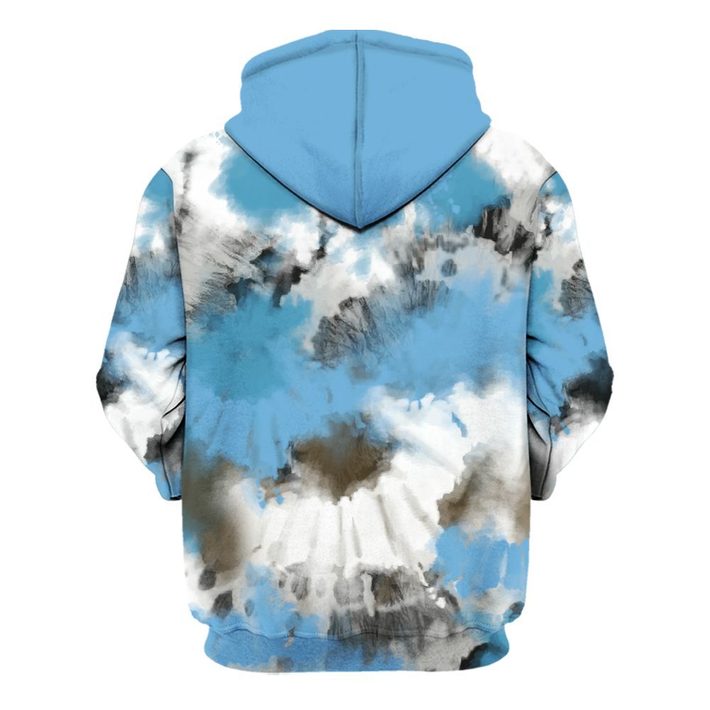 Hoodie To Match SB Dunk Low University Blue - Tie Dye FK Around Find Out All Over Print