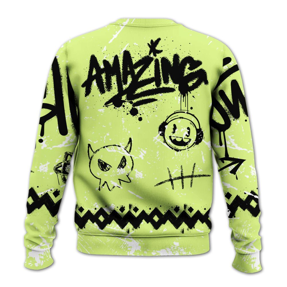 Sweatshirt To Match Air Max SNDR Volt - Friday Sneaker Crayon All Over Print