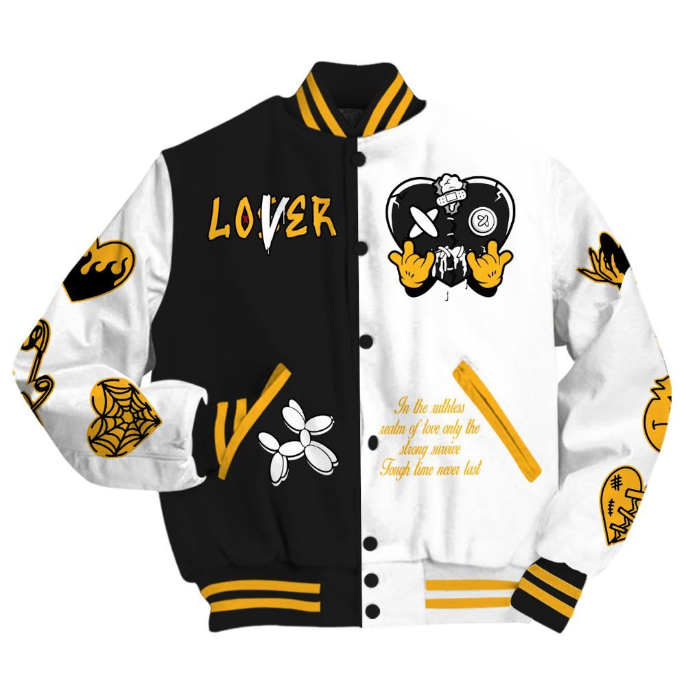 Varsity Jacket To Match White Taxi 12s - Loser Lover Heartbreak All Over Print