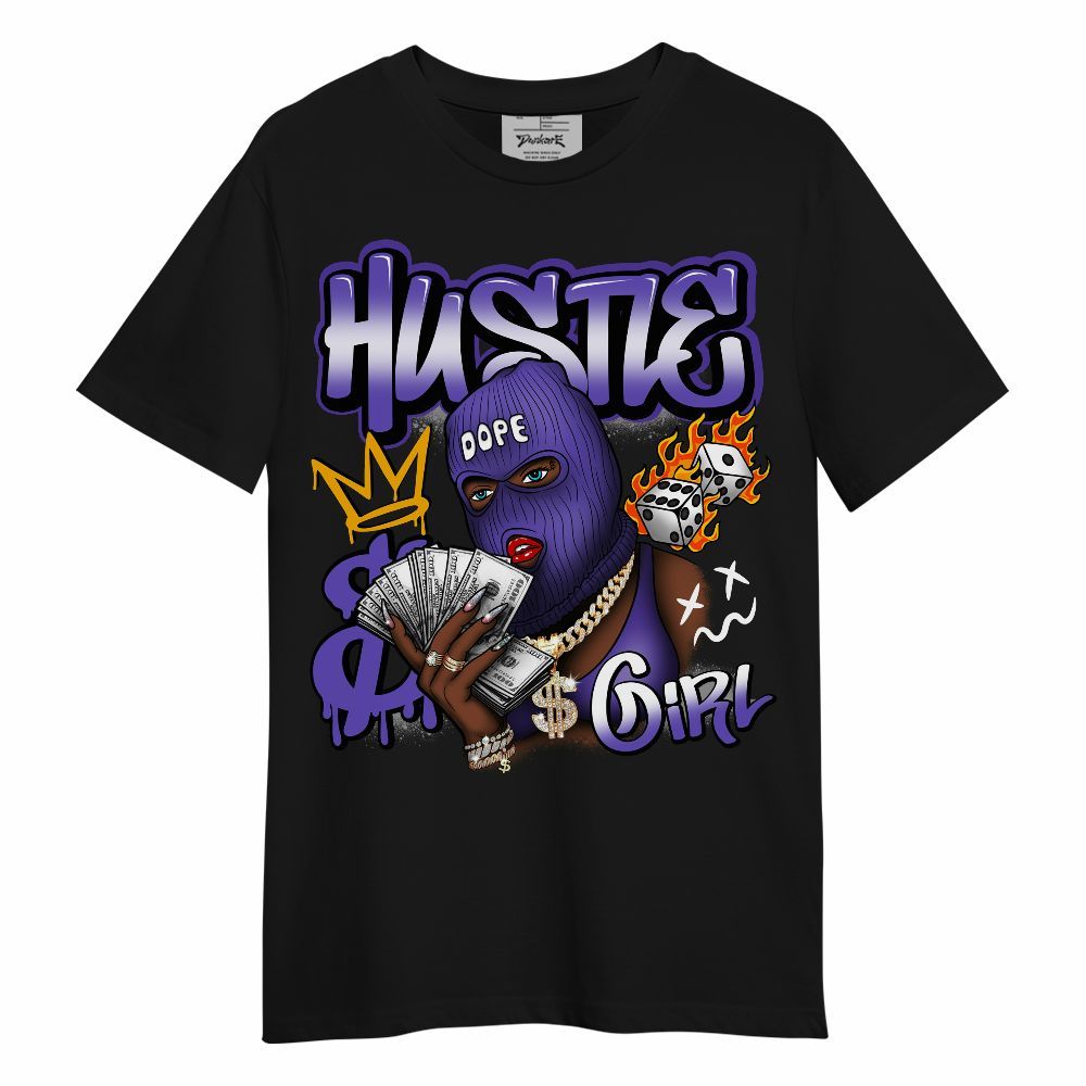 Shirt To Match Field Purple 12s - Money Hustles Girl Streetwear Unisex Shirt