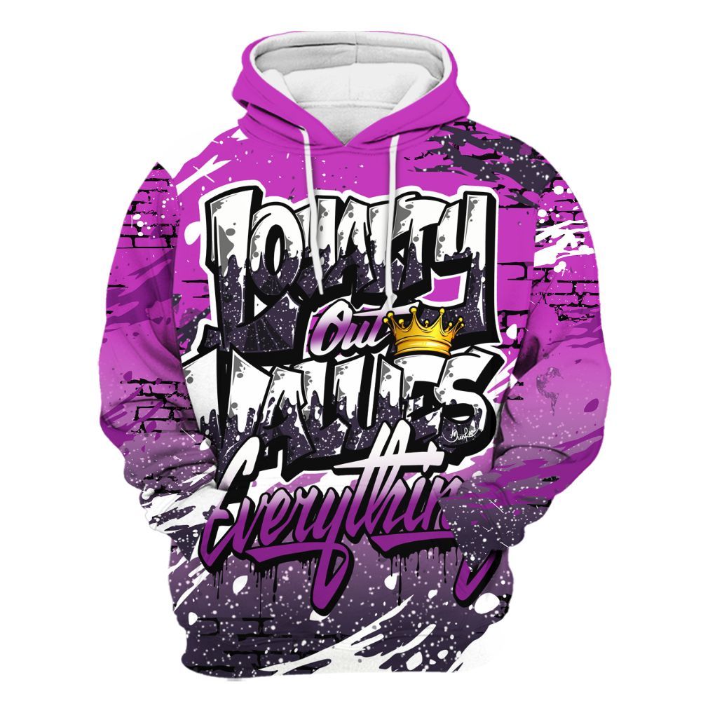 Hoodie To Match Ja 2 Staregazer - Values Of Loyalty Drip All Over Print