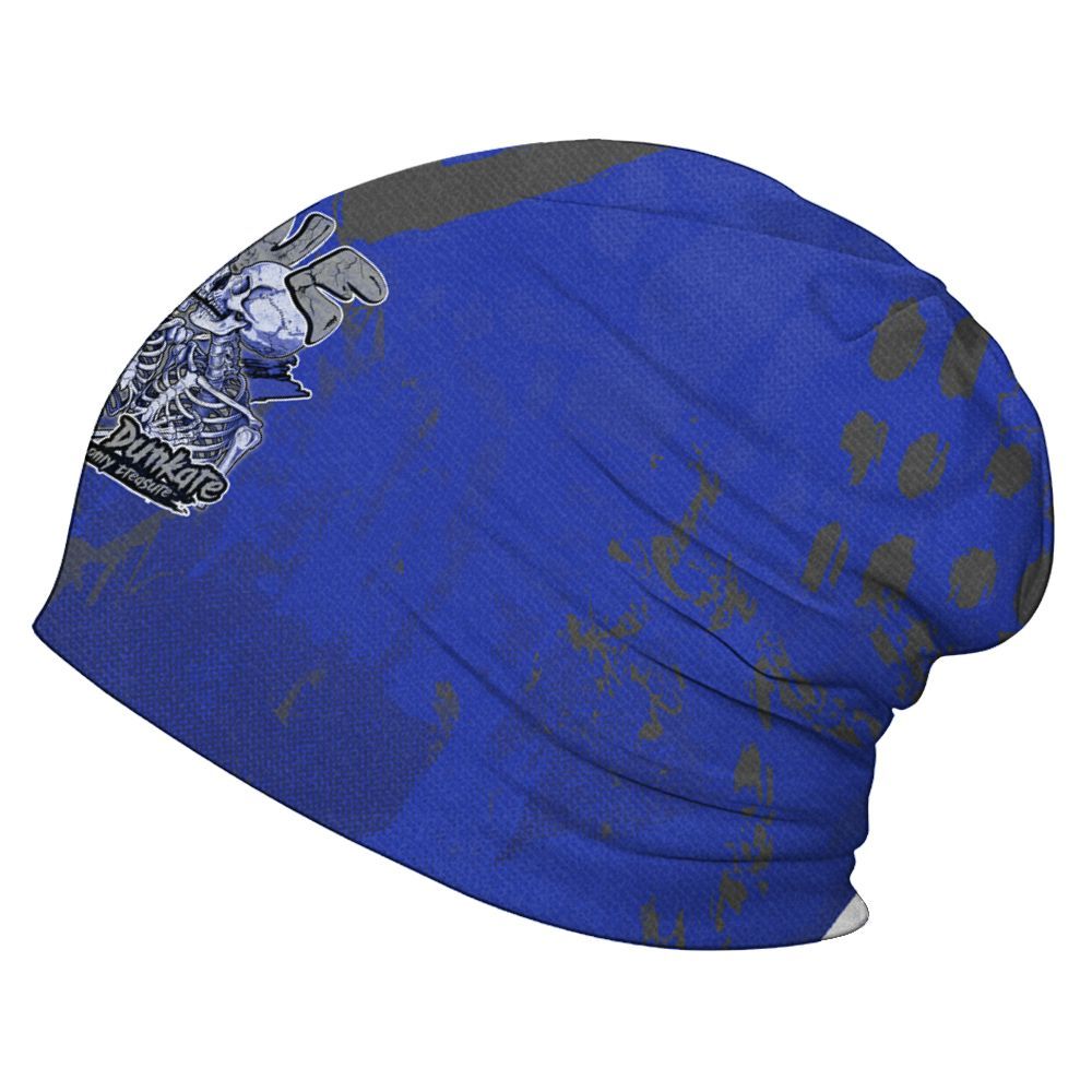 Beanie Hat To Match Air Max Plus Black Racer Blue - Skull Love Graphic