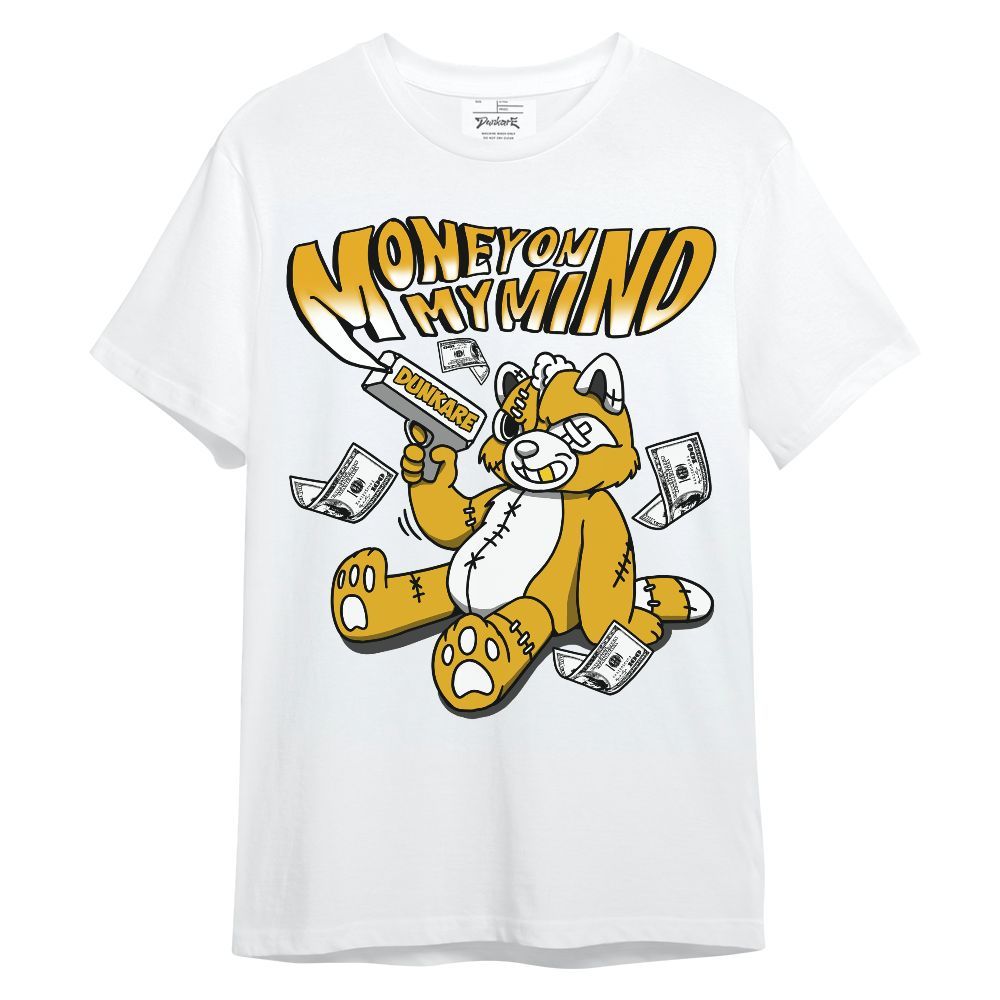 Shirt To Match Vivid Sulfur 4s - Money On My Mind Raccoon Unisex Shirt