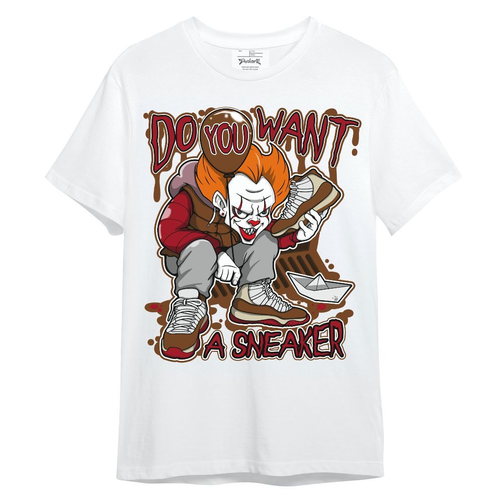 Shirt To Match Archaeo Brown 5s - Clown Scary Sneakers Halloween Graphic Unisex Shirt