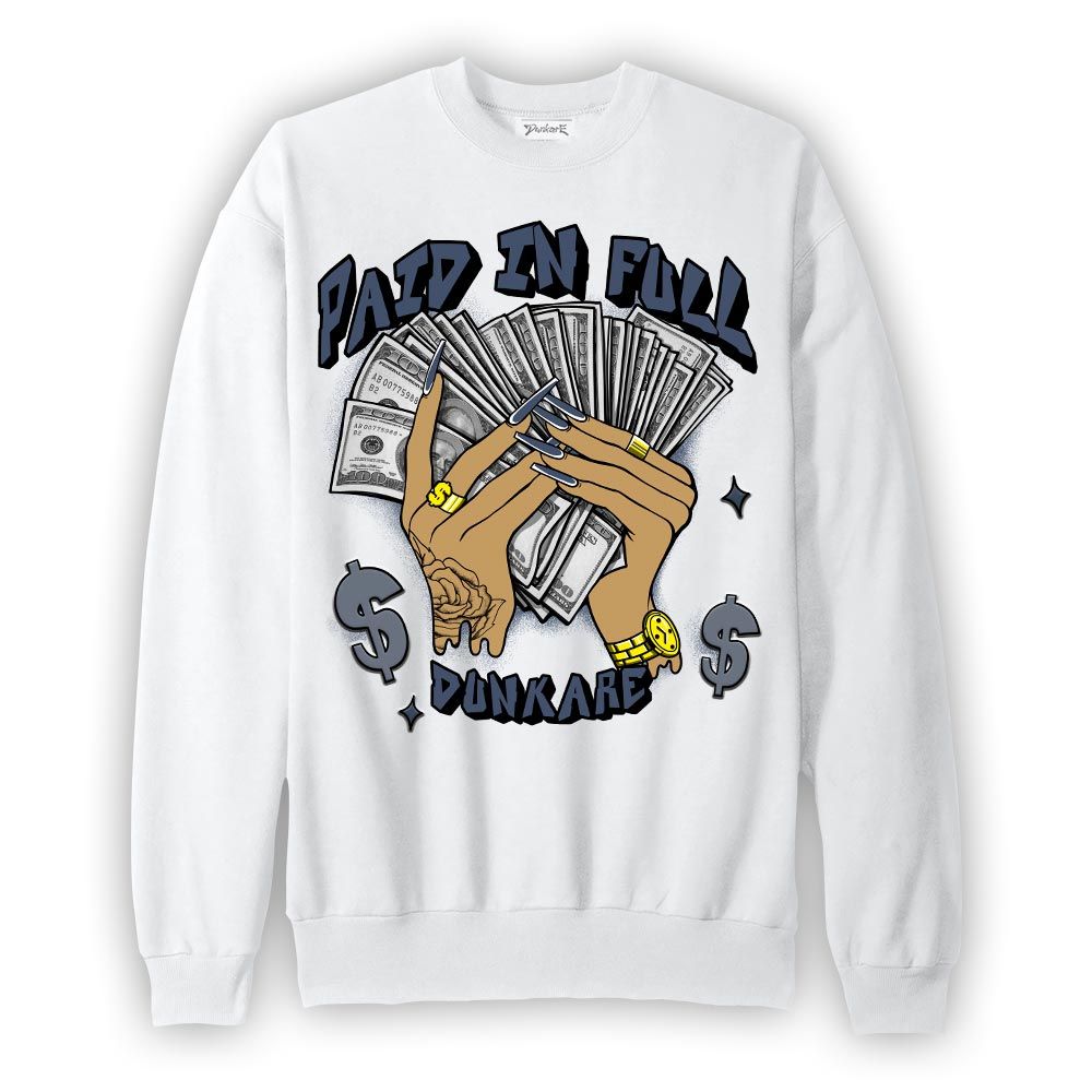 Sweatshirt To match Low Diffused Blue 11s Sweatshirt - Paid In Full Unique Graphic
